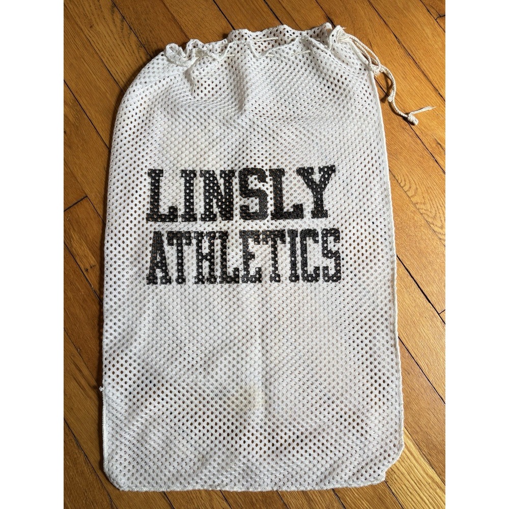 Vintage Linsly School Wheeling WV Athletics Mesh Equipment Bag